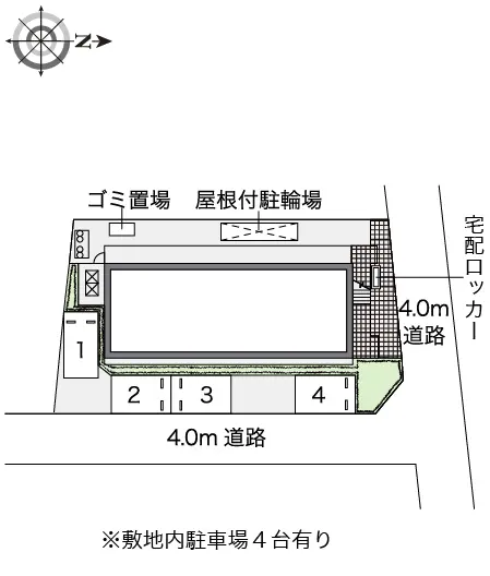 ★手数料０円★京都市右京区鳴滝中道町　月極駐車場（LP）